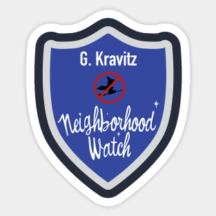 G. Kravitz ( is watching you ) Sticker